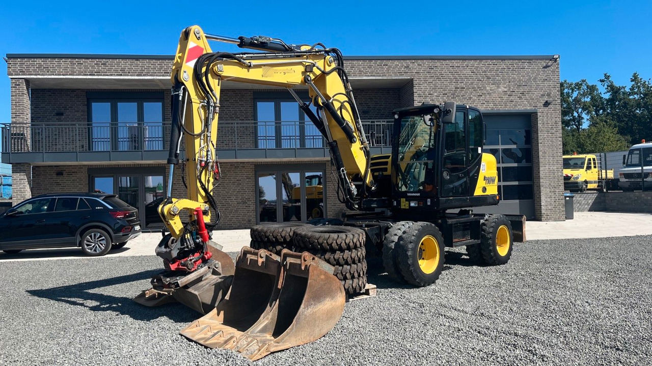 Yanmar B110W Mobilbagger Rotortilt Klima 4x Löffel - حفارة دولاب: صورة 2 Yanmar B110W Mobilbagger Rotortilt Klima 4x Löffel - حفارة دولاب: صورة 2