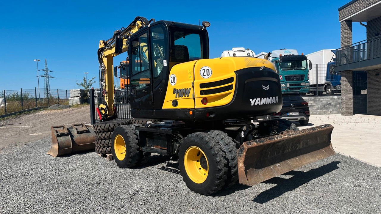 Yanmar B110W Mobilbagger Rotortilt Klima 4x Löffel - حفارة دولاب: صورة 5 Yanmar B110W Mobilbagger Rotortilt Klima 4x Löffel - حفارة دولاب: صورة 5