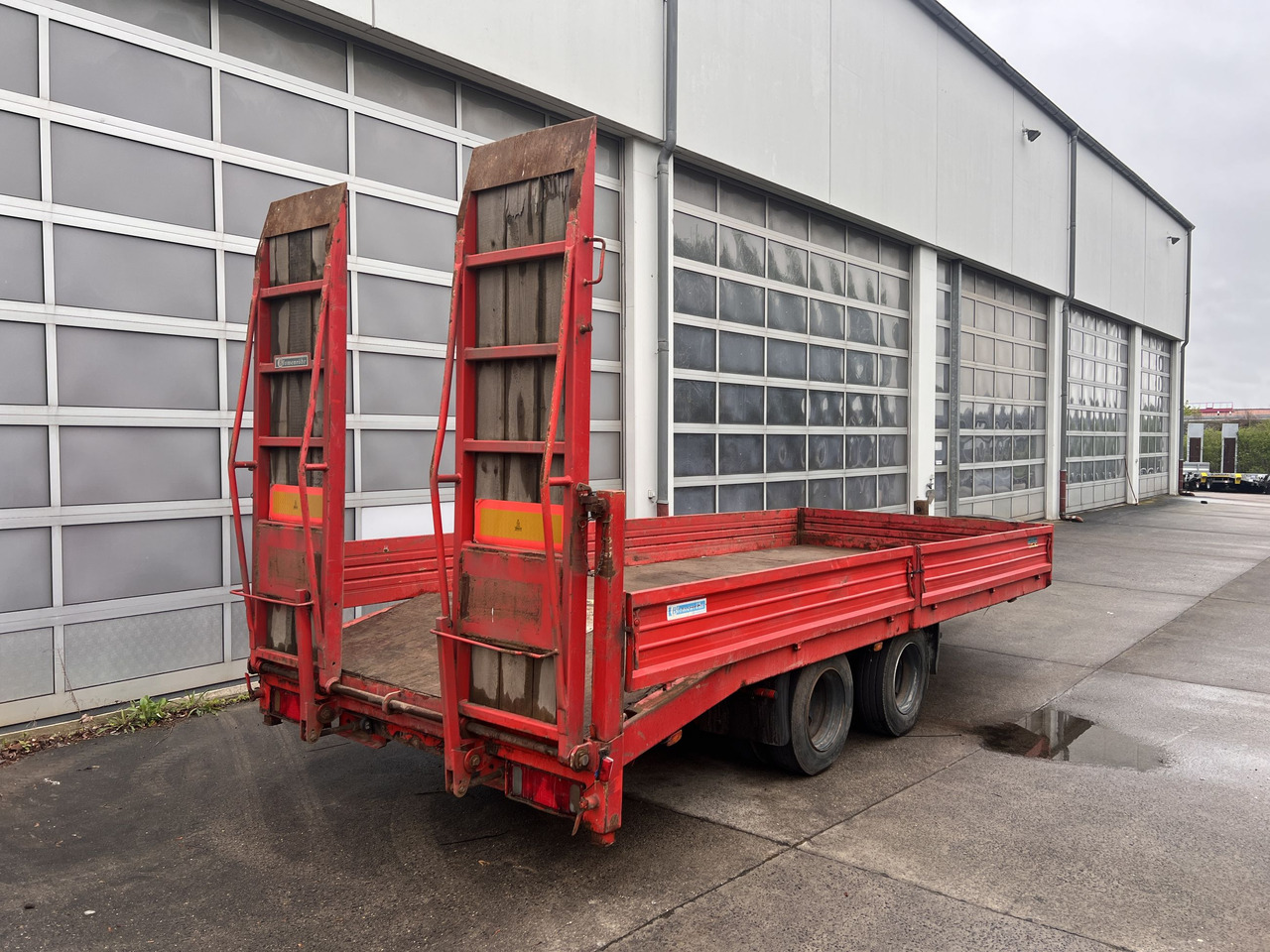 Blomenroehr 682/13800 13,8 t Tandemtieflader - مقطورة مسطحة منخفضة: صورة 3 Blomenroehr 682/13800 13,8 t Tandemtieflader - مقطورة مسطحة منخفضة: صورة 3
