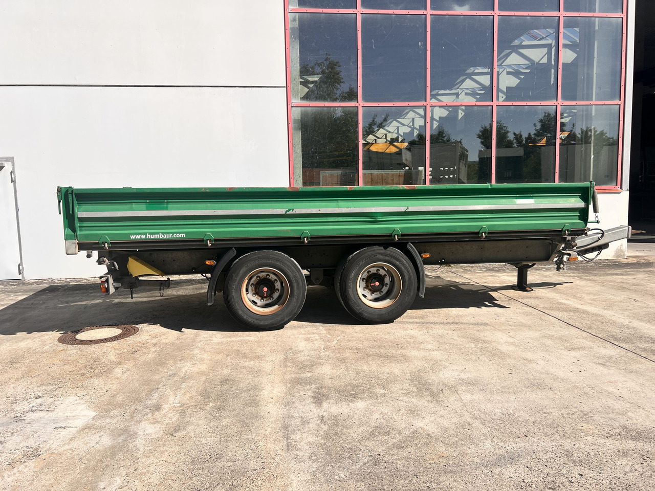 Humbaur HTK 135524 14 t Tandemkipper- Tieflader, Breitbereifung - مقطورة قلاب: صورة 4 Humbaur HTK 135524 14 t Tandemkipper- Tieflader, Breitbereifung - مقطورة قلاب: صورة 4