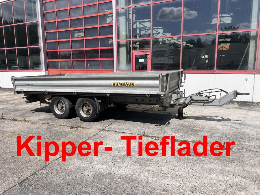 Humbaur htk105024 Tandemkipper- Tieflader - مقطورة قلاب: صورة 1 Humbaur htk105024 Tandemkipper- Tieflader - مقطورة قلاب: صورة 1