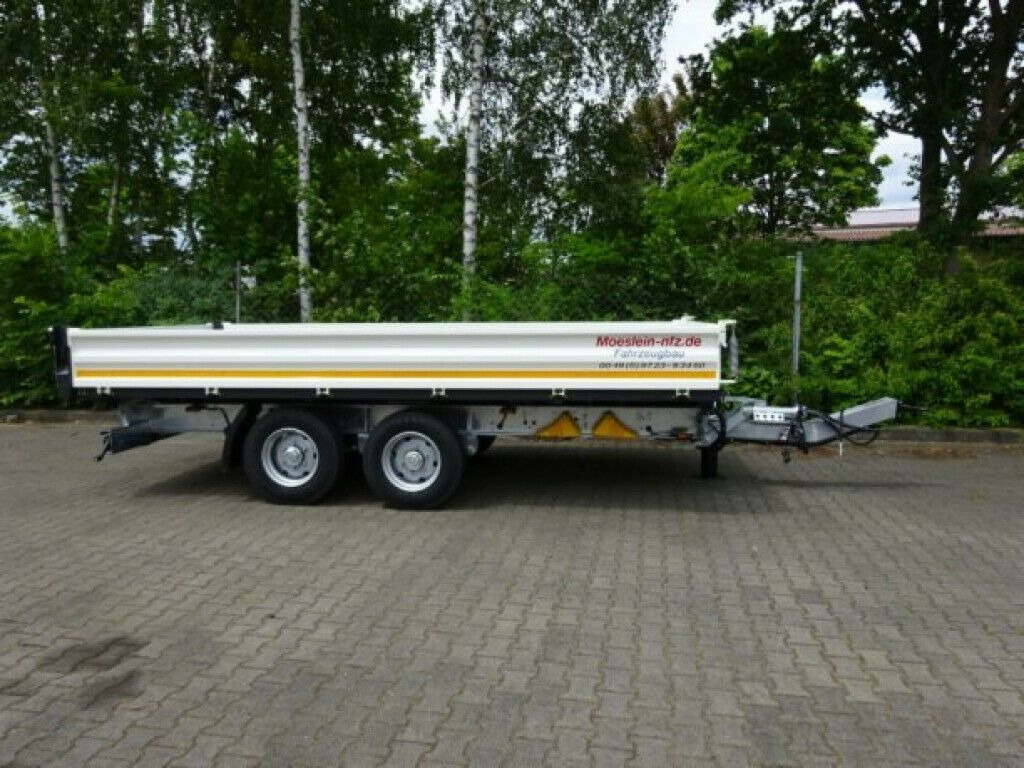 Möslein 13 t Tandem 3- Seitenkipper Tieflader-- Neufahr - مقطورة قلاب: صورة 3 Möslein 13 t Tandem 3- Seitenkipper Tieflader-- Neufahr - مقطورة قلاب: صورة 3