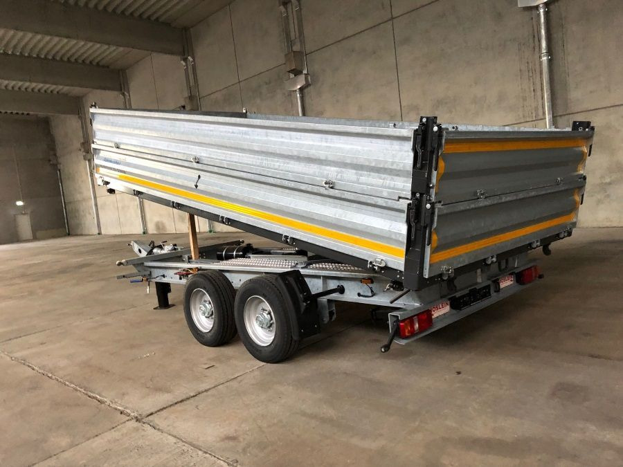 Möslein 13 t Tandem Kipper Tiefladermit Bordwand- Aufsa - مقطورة قلاب: صورة 2 Möslein 13 t Tandem Kipper Tiefladermit Bordwand- Aufsa - مقطورة قلاب: صورة 2