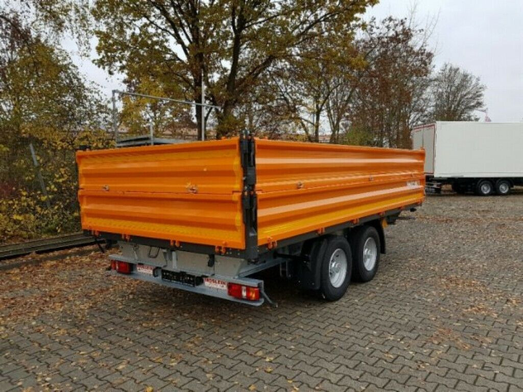 Möslein 13 t Tandem Kipper Tiefladermit Bordwand- Aufsa - مقطورة قلاب: صورة 4 Möslein 13 t Tandem Kipper Tiefladermit Bordwand- Aufsa - مقطورة قلاب: صورة 4