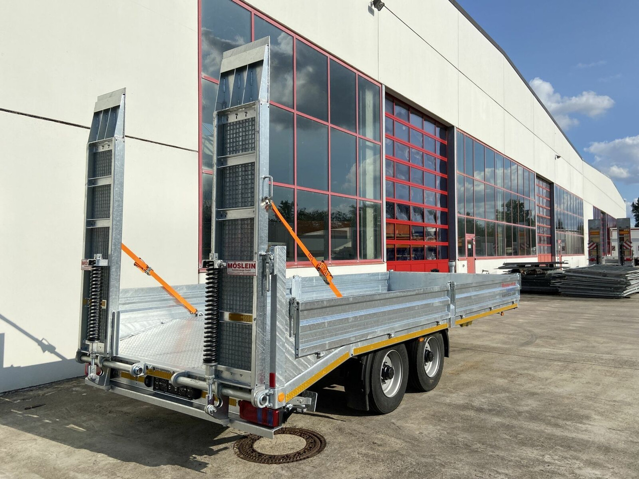 Möslein Neuer 13 t Tandemtieflader, Stahl- Boden - مقطورة مسطحة منخفضة: صورة 5 Möslein Neuer 13 t Tandemtieflader, Stahl- Boden - مقطورة مسطحة منخفضة: صورة 5