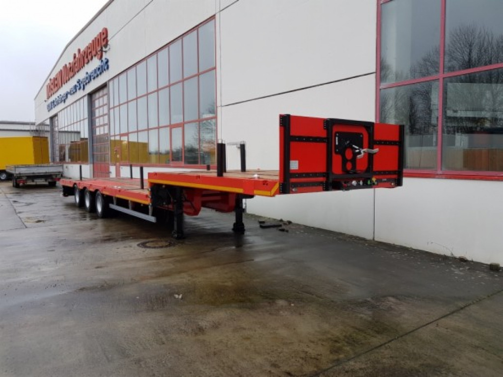 Möslein STO 3 Schwebheim 3 Achs Satteltieflader Plato - عربة منخفضة مسطحة نصف مقطورة: صورة 3 Möslein STO 3 Schwebheim 3 Achs Satteltieflader Plato - عربة منخفضة مسطحة نصف مقطورة: صورة 3