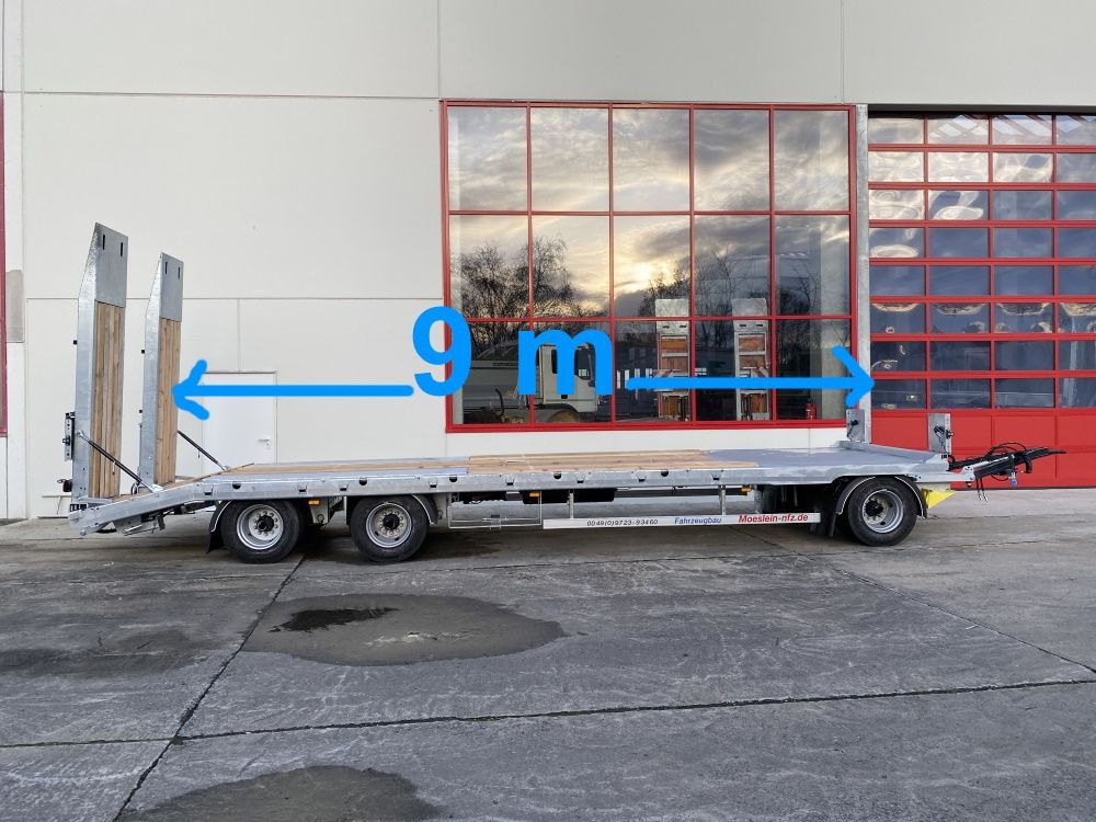 Möslein T 3-9,20 F Blatt 3 Achs Tieflader mit gerader Ladefläche 9 m, Neufahrzeug - مقطورة مسطحة منخفضة: صورة 1 Möslein T 3-9,20 F Blatt 3 Achs Tieflader mit gerader Ladefläche 9 m, Neufahrzeug - مقطورة مسطحة منخفضة: صورة 1
