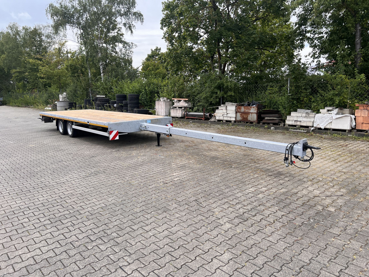 Möslein THT 14-G 7,20 L ausziehbar 13,9 t Tandemanhänger- Tieflader, ausziehbarLuftgefedert - مقطورات مسطحة: صورة 5 Möslein THT 14-G 7,20 L ausziehbar 13,9 t Tandemanhänger- Tieflader, ausziehbarLuftgefedert - مقطورات مسطحة: صورة 5