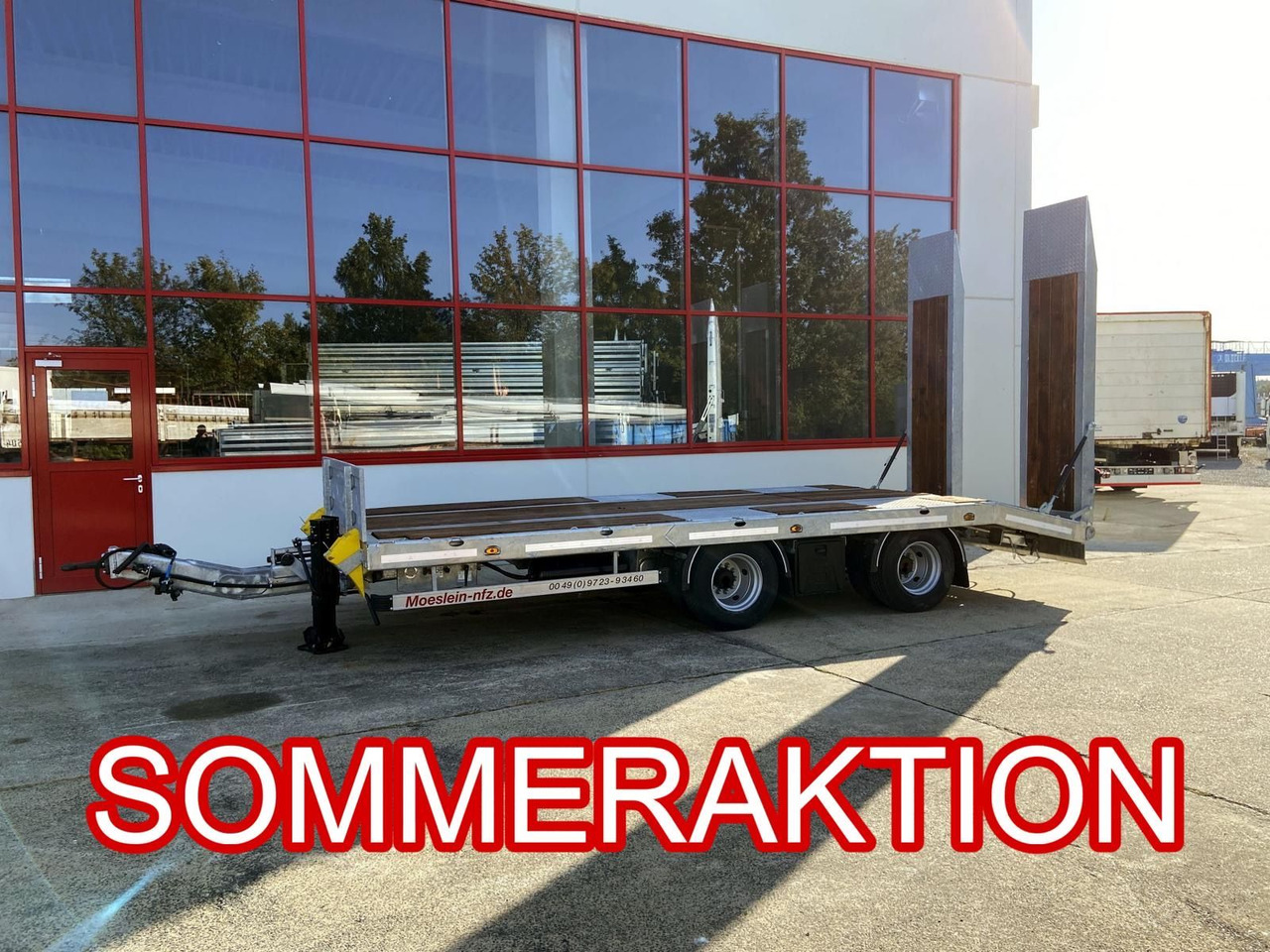 Möslein TT 21-6,5 21 t Tandemtieflader, Luftgefedert, NEU - مقطورة مسطحة منخفضة: صورة 1 Möslein TT 21-6,5 21 t Tandemtieflader, Luftgefedert, NEU - مقطورة مسطحة منخفضة: صورة 1