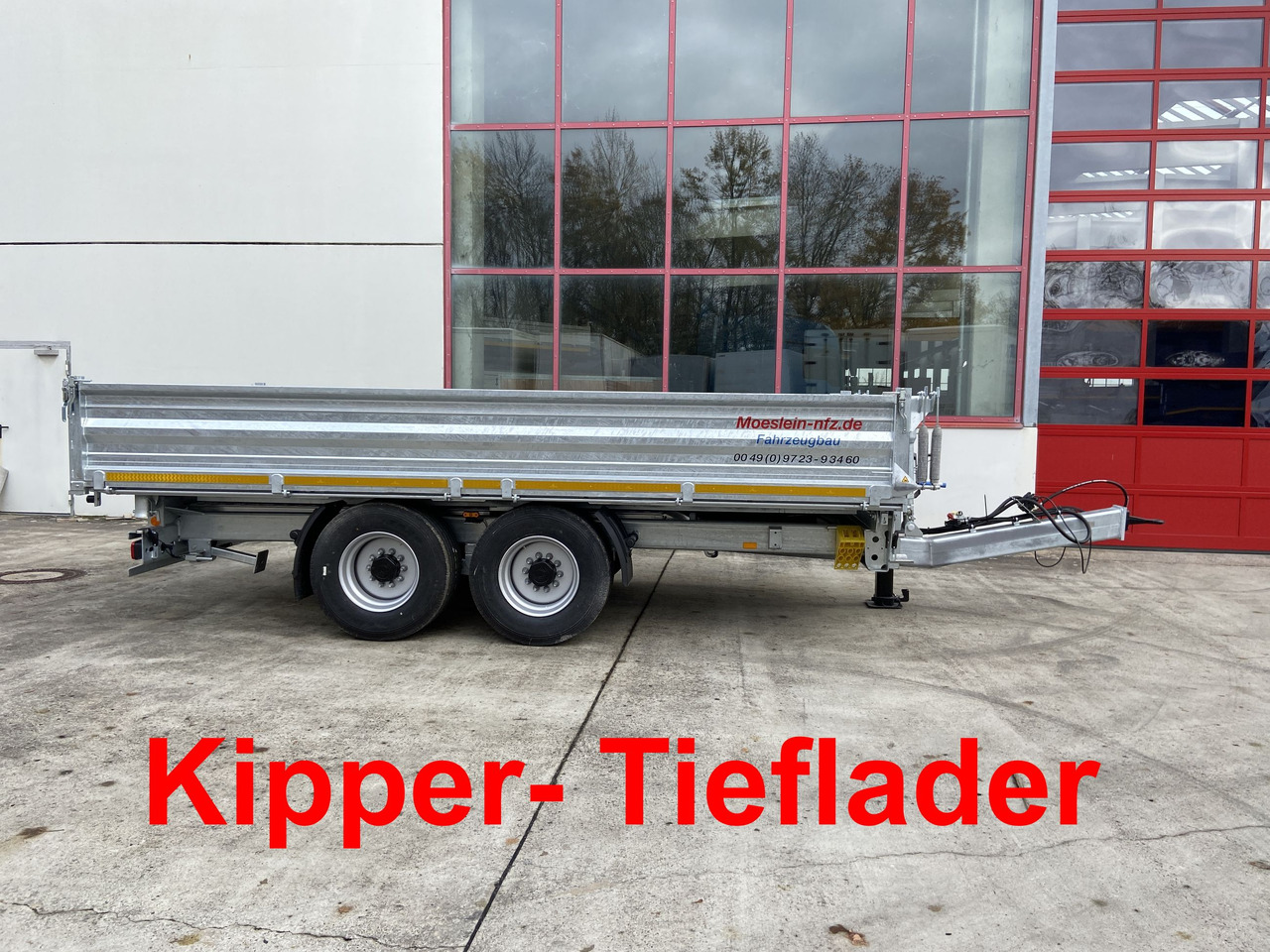 Möslein TTD 14 5,70 m 14 t Tandem- Kipper Tieflader 5,70 m lang, Breite Reifen-- Neufahrzeug -- - مقطورة قلاب: صورة 5 Möslein TTD 14 5,70 m 14 t Tandem- Kipper Tieflader 5,70 m lang, Breite Reifen-- Neufahrzeug -- - مقطورة قلاب: صورة 5