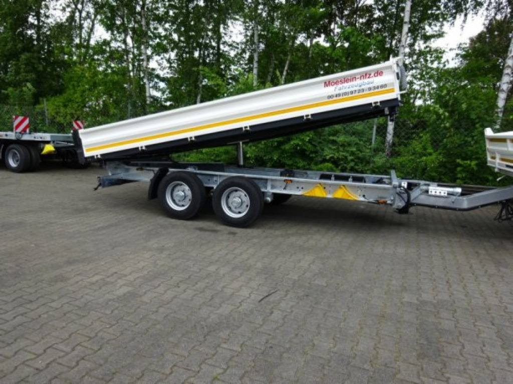 Möslein TTD11 weiß neuer Tandem 3- Seitenkipper Tieflader-- Neufahrzeug -- - مقطورة قلاب: صورة 1 Möslein TTD11 weiß neuer Tandem 3- Seitenkipper Tieflader-- Neufahrzeug -- - مقطورة قلاب: صورة 1