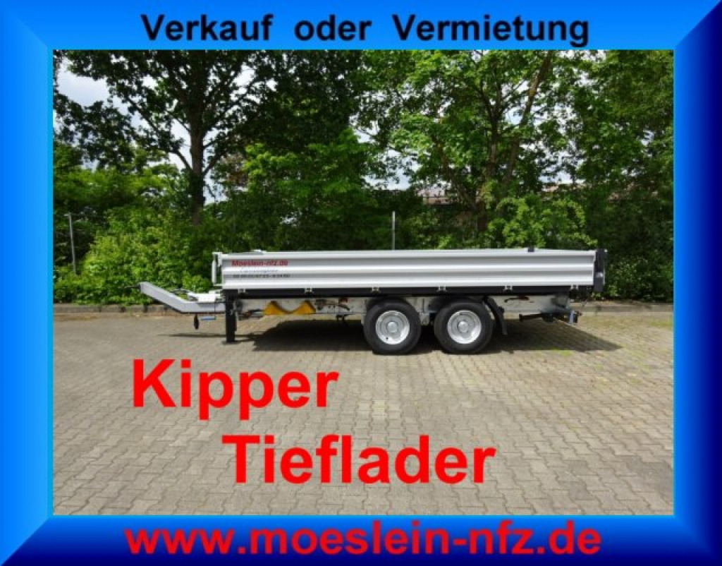 Möslein TTD11 weiß neuer Tandem 3- Seitenkipper Tieflader-- Neufahrzeug -- - مقطورة قلاب: صورة 5 Möslein TTD11 weiß neuer Tandem 3- Seitenkipper Tieflader-- Neufahrzeug -- - مقطورة قلاب: صورة 5