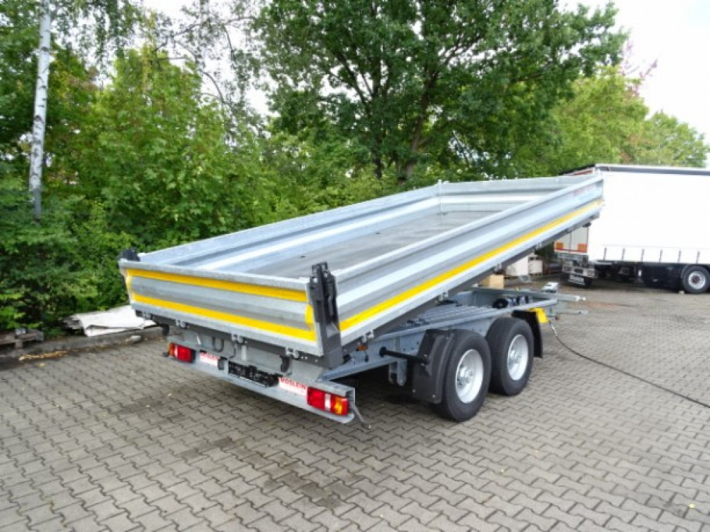 Möslein TTG 11 Verzinkt neuer Tandem 3- Seitenkipper Tieflader-- Neufahrzeug -- - مقطورة قلاب: صورة 4 Möslein TTG 11 Verzinkt neuer Tandem 3- Seitenkipper Tieflader-- Neufahrzeug -- - مقطورة قلاب: صورة 4
