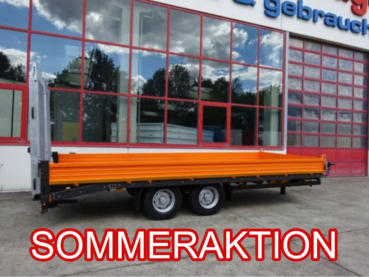 Möslein TTT 13- 6,28 Orange Neuer Tandemtieflader 13 t GG - مقطورة مسطحة منخفضة: صورة 1 Möslein TTT 13- 6,28 Orange Neuer Tandemtieflader 13 t GG - مقطورة مسطحة منخفضة: صورة 1