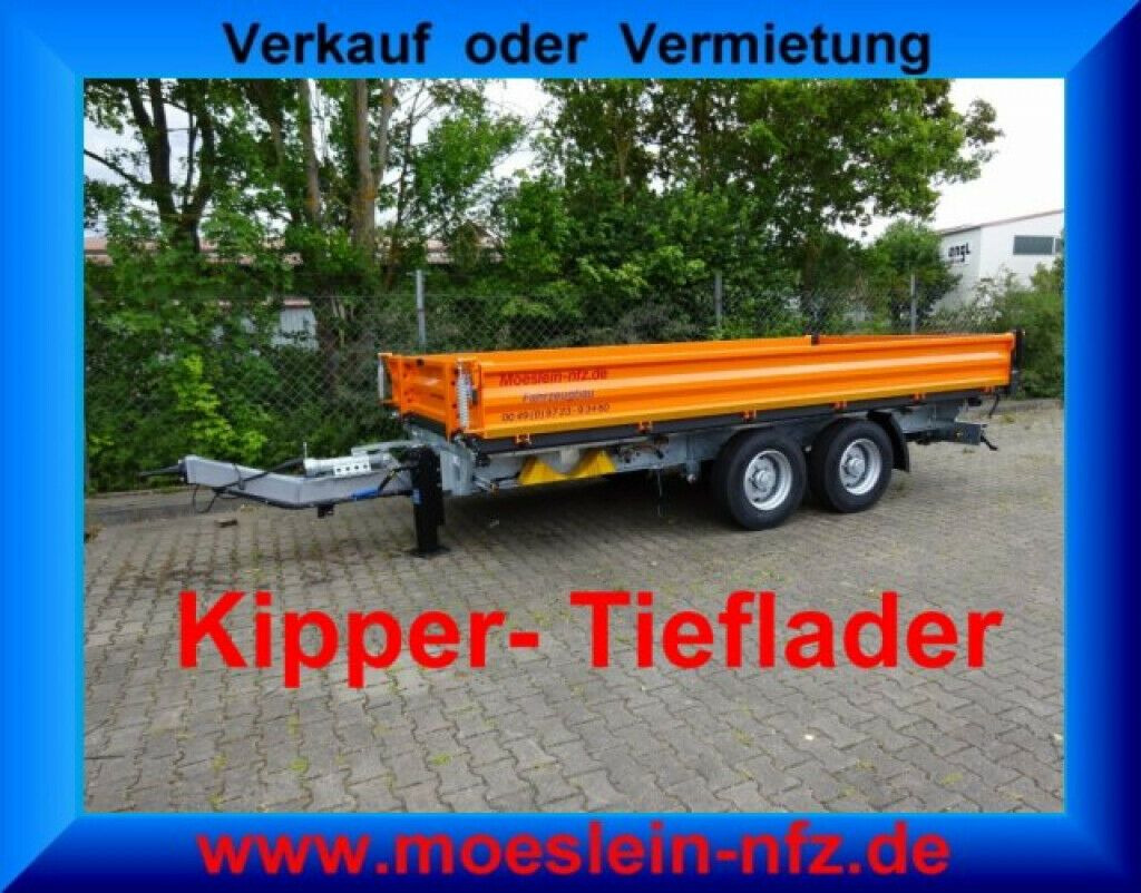 Möslein neuer Tandem 3- Seitenkipper Tieflader-- Neufah - مقطورة قلاب: صورة 2 Möslein neuer Tandem 3- Seitenkipper Tieflader-- Neufah - مقطورة قلاب: صورة 2