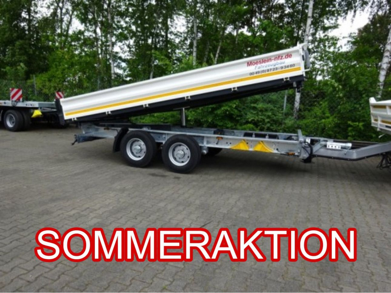 Möslein neuer Tandem 3- Seitenkipper Tieflader-- Neufah - مقطورة قلاب: صورة 1 Möslein neuer Tandem 3- Seitenkipper Tieflader-- Neufah - مقطورة قلاب: صورة 1