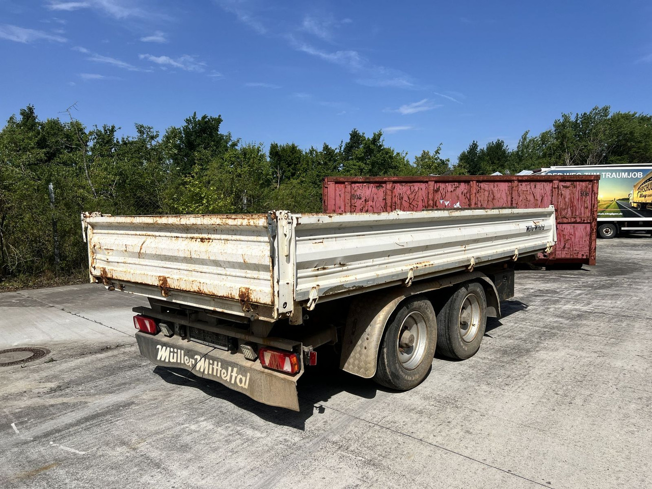 Müller-Mitteltal 13,5 t Tandemkipper- Tieflader - مقطورة قلاب: صورة 4 Müller-Mitteltal 13,5 t Tandemkipper- Tieflader - مقطورة قلاب: صورة 4