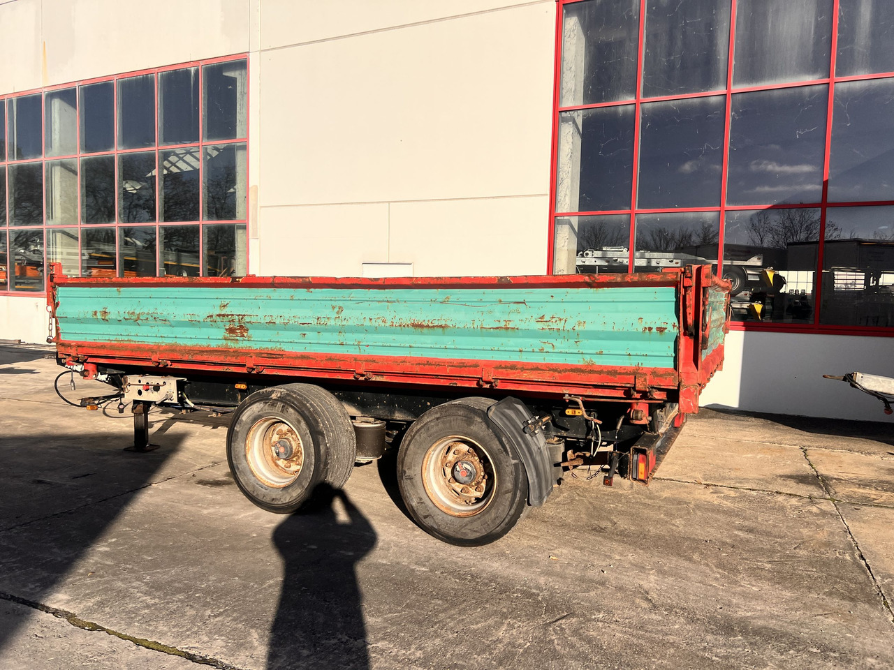 Obermaier OS2-TD190A 19 t Tandemkipper- Tieflader, Breitbereifung - مقطورة قلاب: صورة 3 Obermaier OS2-TD190A 19 t Tandemkipper- Tieflader, Breitbereifung - مقطورة قلاب: صورة 3