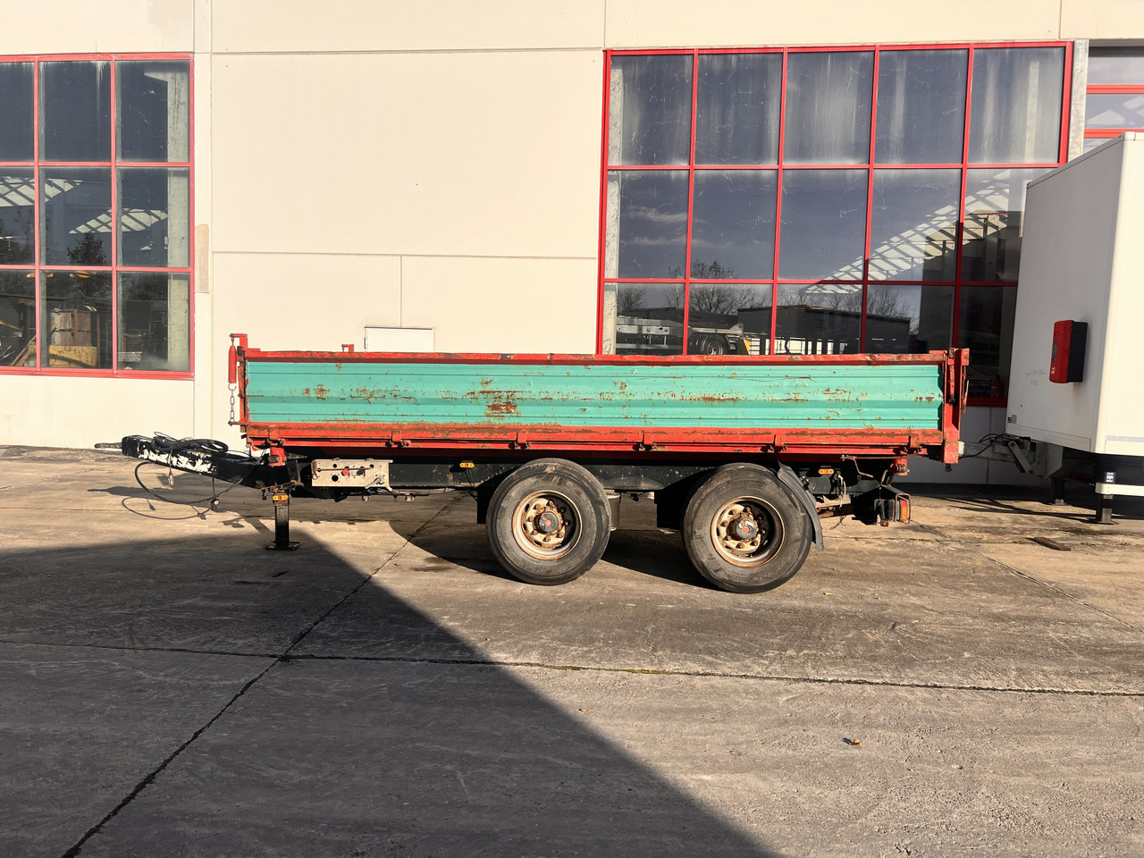 Obermaier OS2-TD190A 19 t Tandemkipper- Tieflader, Breitbereifung - مقطورة قلاب: صورة 1 Obermaier OS2-TD190A 19 t Tandemkipper- Tieflader, Breitbereifung - مقطورة قلاب: صورة 1