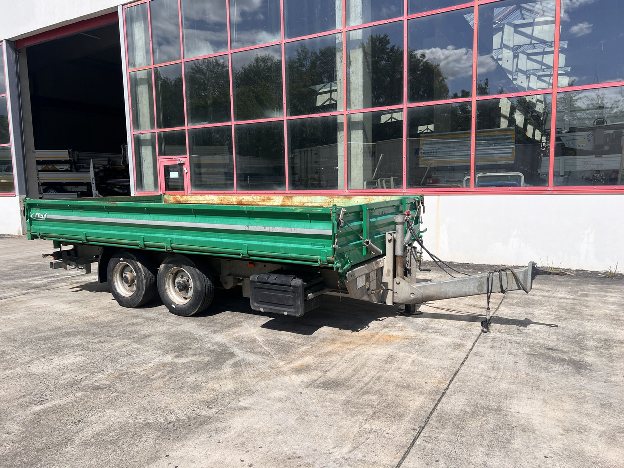 TK Tandemkipper- Tieflader, wenig Benutzt - مقطورة قلاب: صورة 2 TK Tandemkipper- Tieflader, wenig Benutzt - مقطورة قلاب: صورة 2