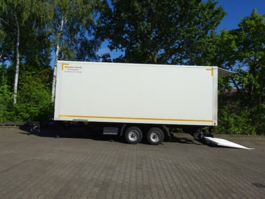 Tandemkoffer, Ladebordwand + Durchladbar - مقطورة صندوق مغلق: صورة 2 Tandemkoffer, Ladebordwand + Durchladbar - مقطورة صندوق مغلق: صورة 2
