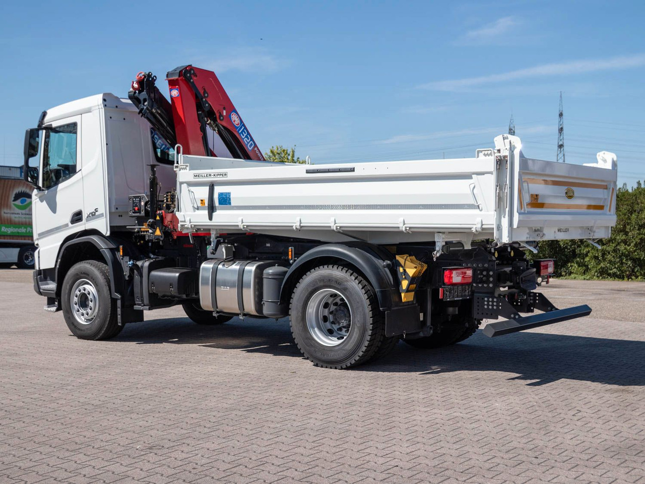 DAF FA XDC 370 Krankipper DAF XDC 370 FA Meiller Krankipper HMF - شاحنة كرين, شاحنة قلاب: صورة 5 DAF FA XDC 370 Krankipper DAF XDC 370 FA Meiller Krankipper HMF - شاحنة كرين, شاحنة قلاب: صورة 5