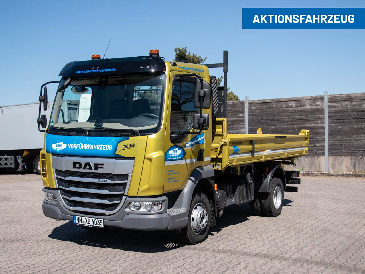 DAF XB 230 7,5t Meiller Kipper - شاحنة قلاب: صورة 1 DAF XB 230 7,5t Meiller Kipper - شاحنة قلاب: صورة 1