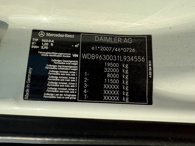 شاحنة مقفلة Mercedes-Benz Antos 2027 LL: صورة 20 شاحنة مقفلة Mercedes-Benz Antos 2027 LL: صورة 20