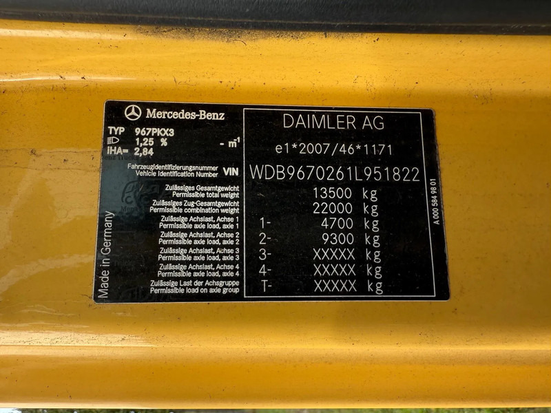 شاحنة هيكل كابينة Mercedes-Benz Atego 1318 L: صورة 18 شاحنة هيكل كابينة Mercedes-Benz Atego 1318 L: صورة 18