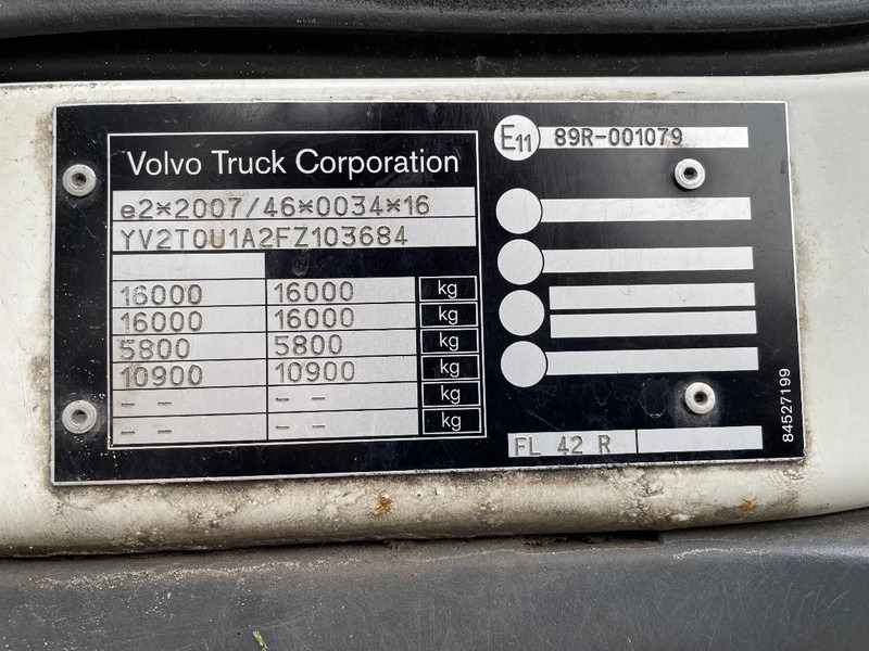 شاحنة مقفلة Volvo FL 210 euro 6 2015: صورة 15