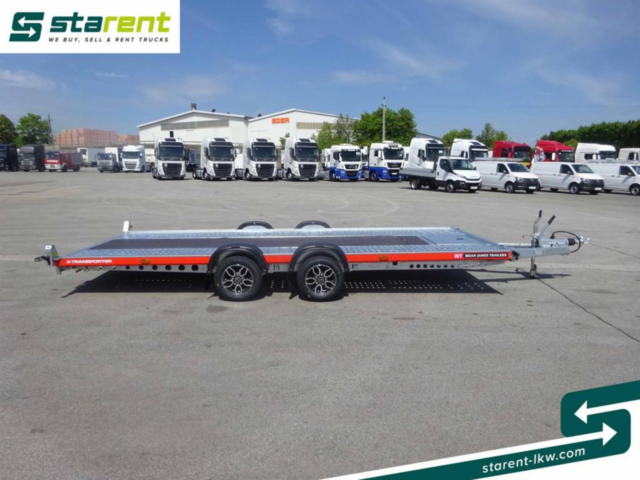 Brian James Trailers A-Transporter, Rampen, Alufelgen - مقطورة شحن نقل السيارات: صورة 4 Brian James Trailers A-Transporter, Rampen, Alufelgen - مقطورة شحن نقل السيارات: صورة 4