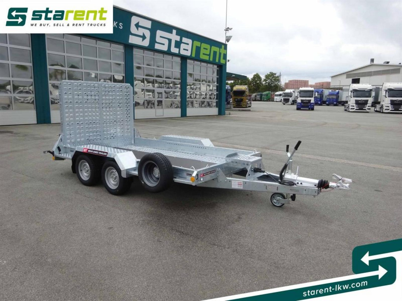 Brian James Trailers Digger Plant Schwerlast-Rampe - مقطورة شحن نقل السيارات: صورة 3 Brian James Trailers Digger Plant Schwerlast-Rampe - مقطورة شحن نقل السيارات: صورة 3
