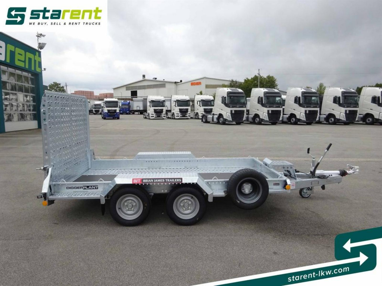 Brian James Trailers Digger Plant Schwerlast-Rampe - مقطورة شحن نقل السيارات: صورة 4 Brian James Trailers Digger Plant Schwerlast-Rampe - مقطورة شحن نقل السيارات: صورة 4