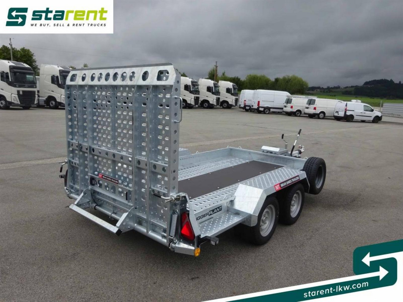 Brian James Trailers Digger Plant Schwerlast-Rampe - مقطورة شحن نقل السيارات: صورة 5 Brian James Trailers Digger Plant Schwerlast-Rampe - مقطورة شحن نقل السيارات: صورة 5