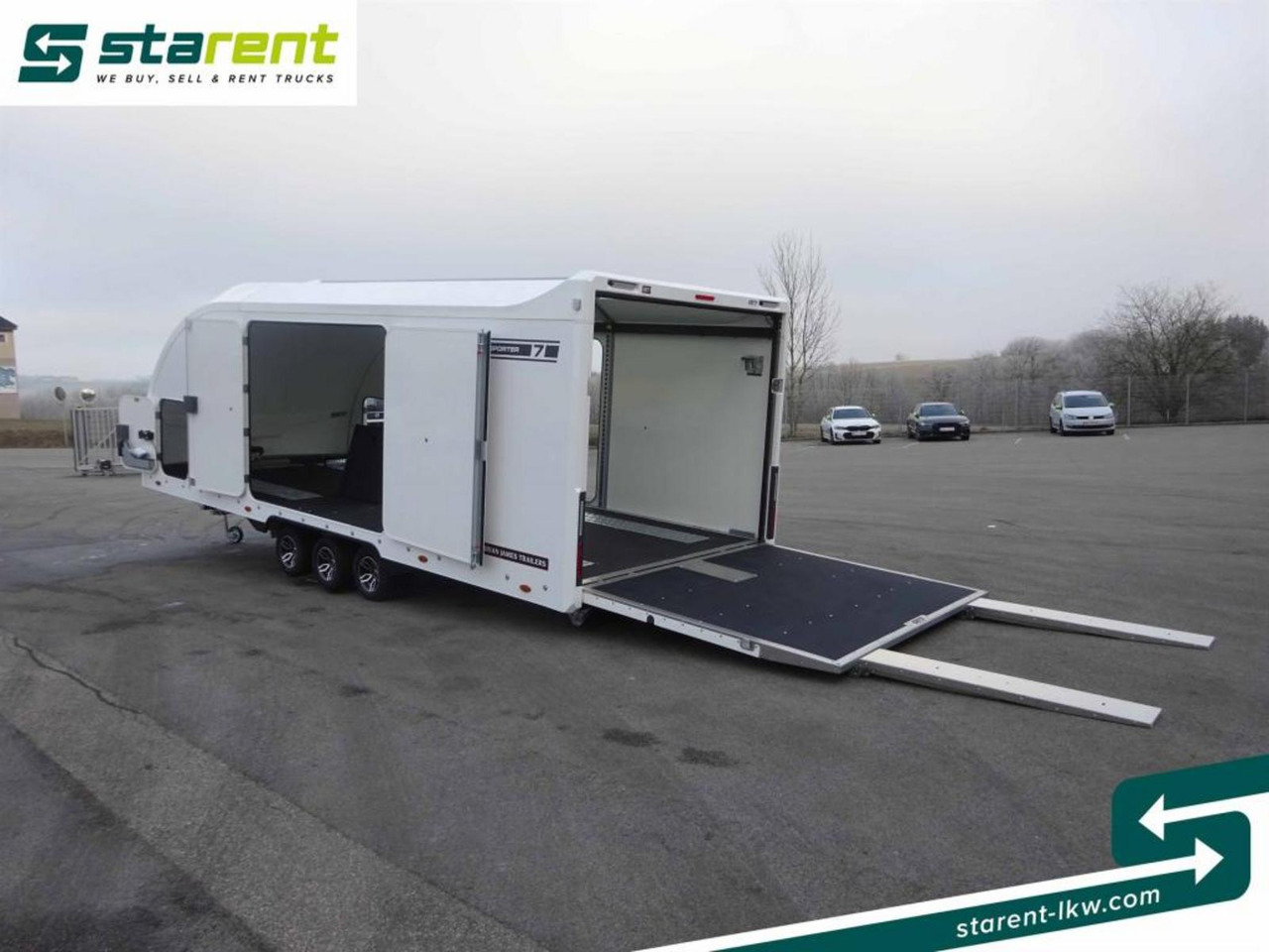 جديدة مقطورة شحن نقل السيارات Brian James Trailers Race Transporter 7 Seilwinde elektrische Klappe: صورة 10 جديدة مقطورة شحن نقل السيارات Brian James Trailers Race Transporter 7 Seilwinde elektrische Klappe: صورة 10