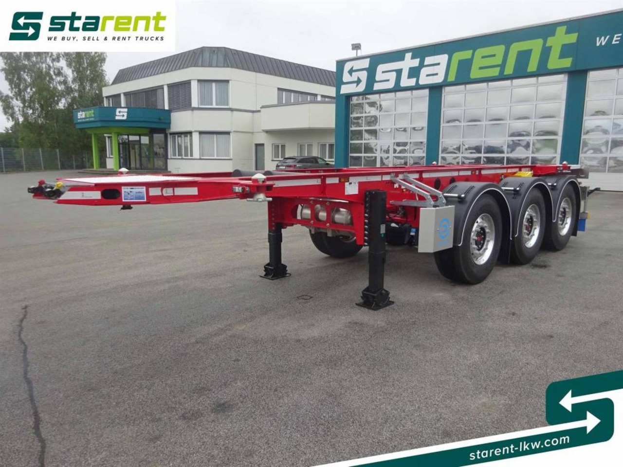 D-TEC Containercarrier CC-20-3-T ADR 1x20 Lift-A - مقطورة نقل الحاويات: صورة 1 D-TEC Containercarrier CC-20-3-T ADR 1x20 Lift-A - مقطورة نقل الحاويات: صورة 1