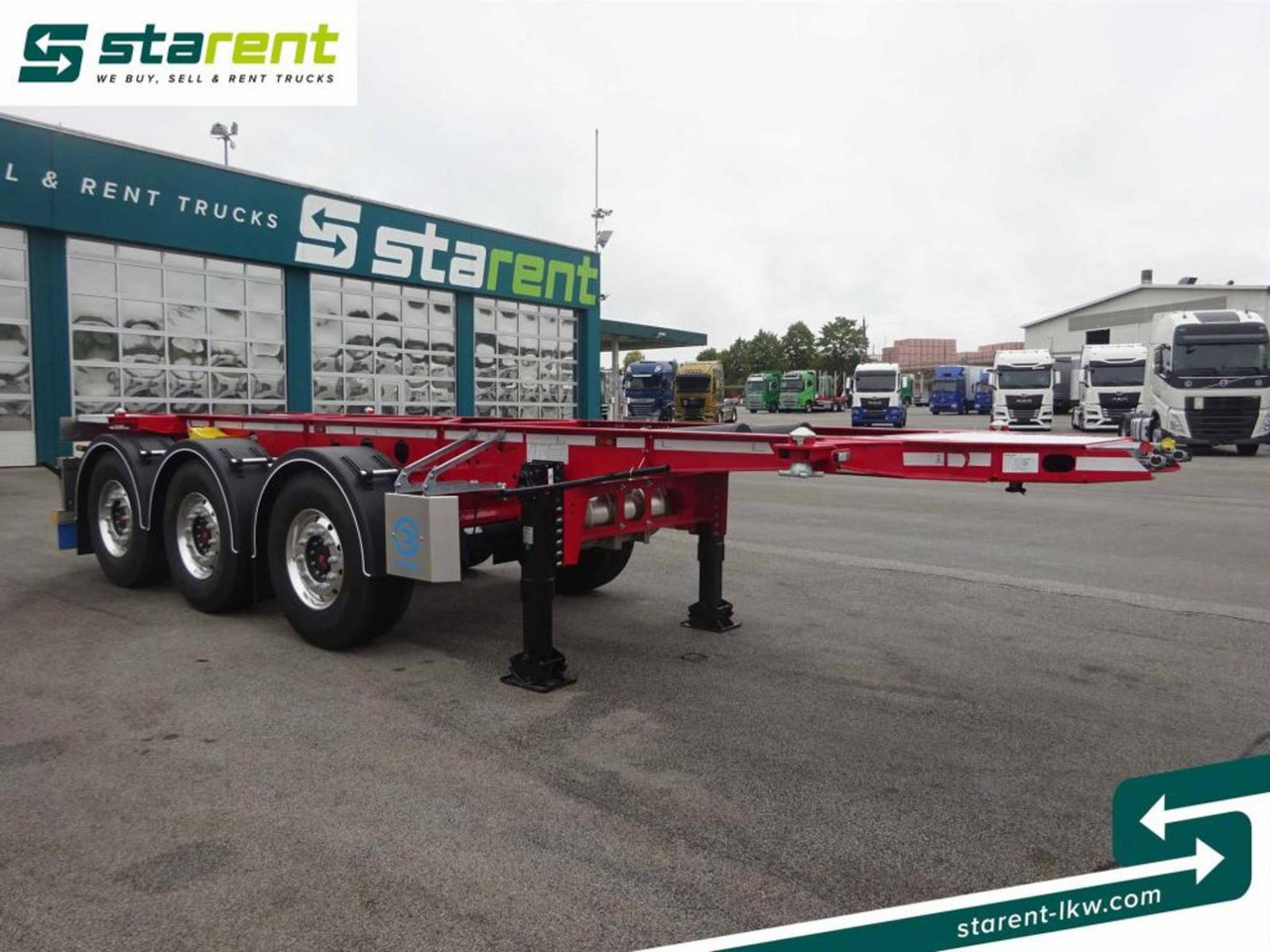 D-TEC Containercarrier CC-20-3-T ADR 1x20 Lift-A - مقطورة نقل الحاويات: صورة 3 D-TEC Containercarrier CC-20-3-T ADR 1x20 Lift-A - مقطورة نقل الحاويات: صورة 3