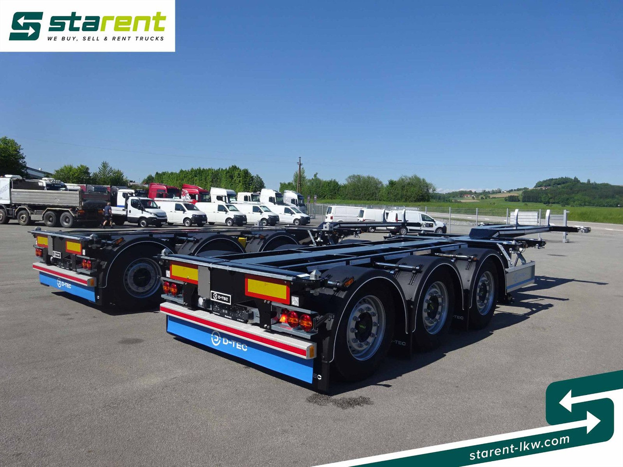 D-TEC Flexitrailer LS Containerchassis ADR, Liftachse - نصف مقطورة لنقل الحاويات: صورة 5 D-TEC Flexitrailer LS Containerchassis ADR, Liftachse - نصف مقطورة لنقل الحاويات: صورة 5