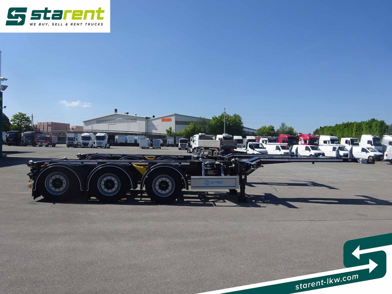 D-TEC Flexitrailer LS Containerchassis ADR, Liftachse - نصف مقطورة لنقل الحاويات: صورة 4 D-TEC Flexitrailer LS Containerchassis ADR, Liftachse - نصف مقطورة لنقل الحاويات: صورة 4