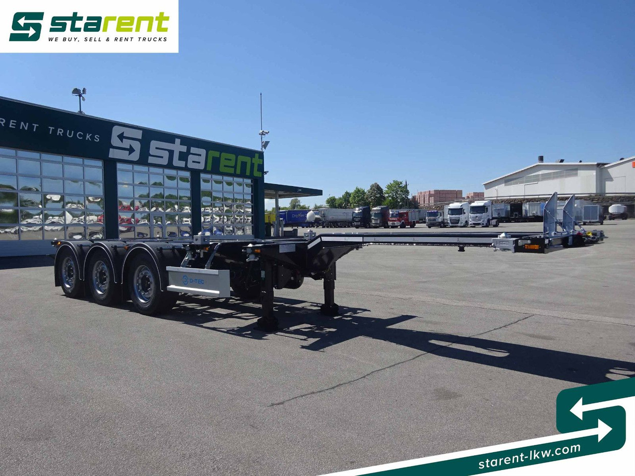 D-TEC Flexitrailer LS Containerchassis ADR, Liftachse - نصف مقطورة لنقل الحاويات: صورة 3 D-TEC Flexitrailer LS Containerchassis ADR, Liftachse - نصف مقطورة لنقل الحاويات: صورة 3