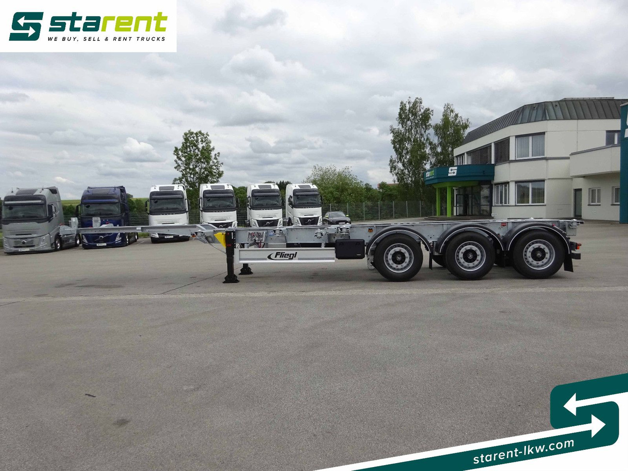 نصف مقطورة لنقل الحاويات Fliegl Containerchassis ADR, 1x20/2x20/1x30/1x40/1x45: صورة 8