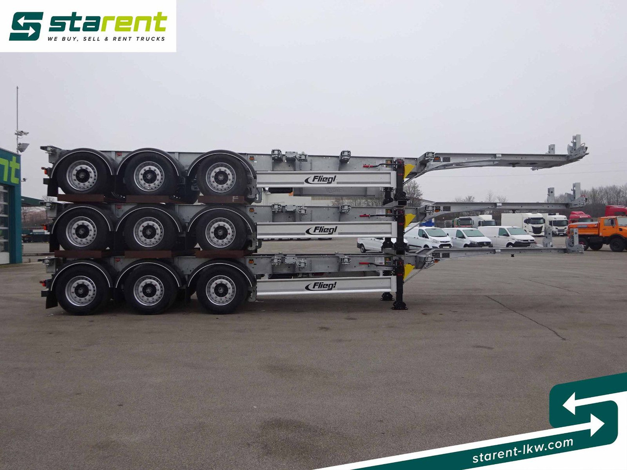 Fliegl Containerchassis ADR, 1x20/2x20/1x30/1x40/1x45 - نصف مقطورة لنقل الحاويات: صورة 4 Fliegl Containerchassis ADR, 1x20/2x20/1x30/1x40/1x45 - نصف مقطورة لنقل الحاويات: صورة 4