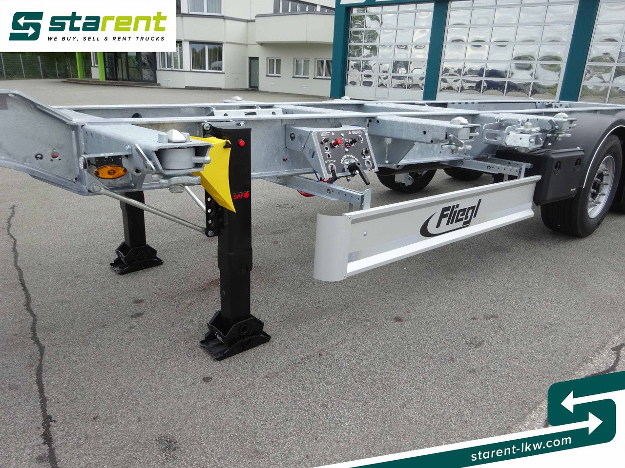 نصف مقطورة لنقل الحاويات Fliegl Containerchassis ADR, 1x20/2x20/1x30/1x40/1x45: صورة 18