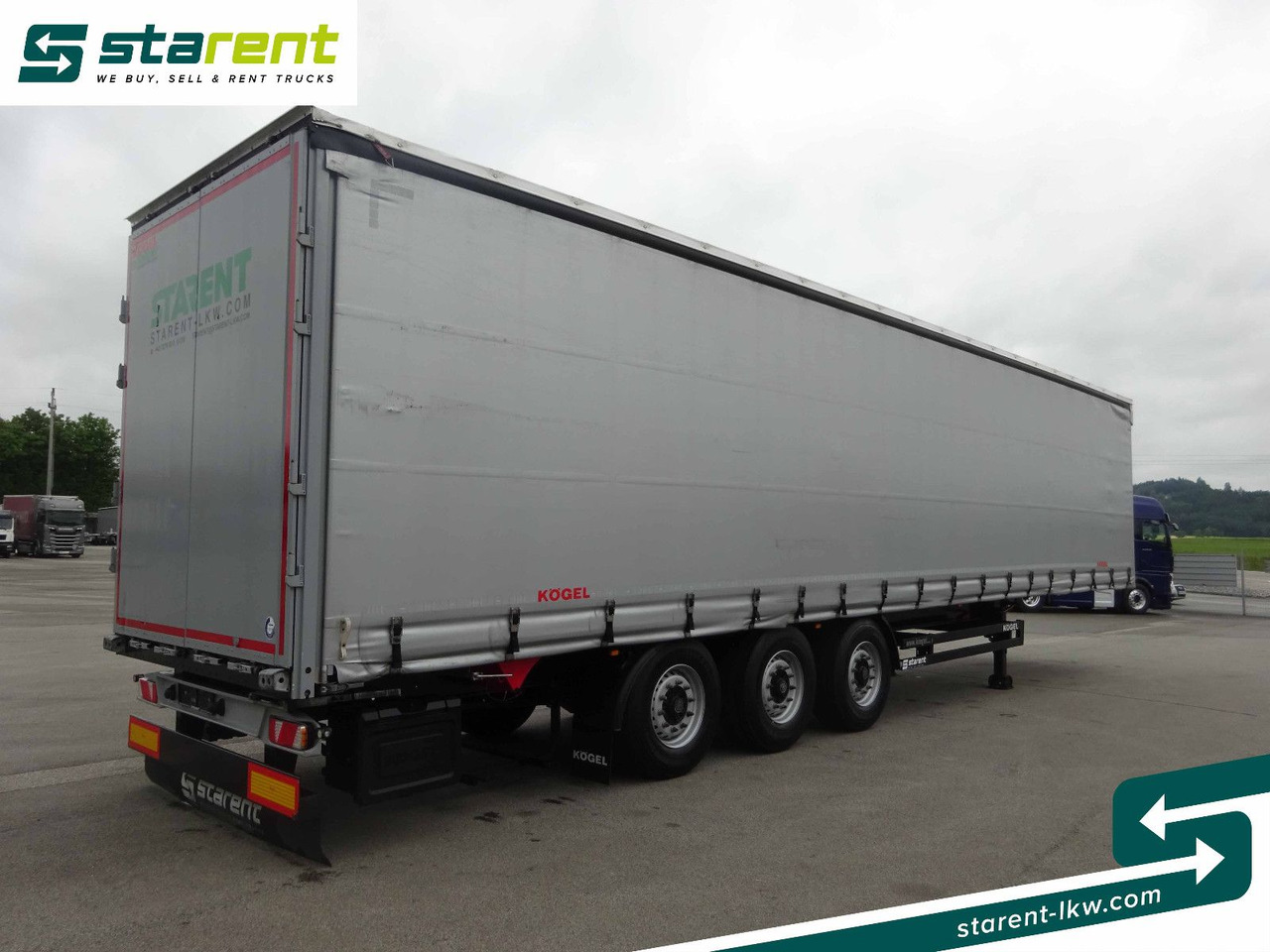 Kögel Tautliner, Liftachse, Hubdach, XL Zertifikat - نصف مقطورة ستارة: صورة 5 Kögel Tautliner, Liftachse, Hubdach, XL Zertifikat - نصف مقطورة ستارة: صورة 5