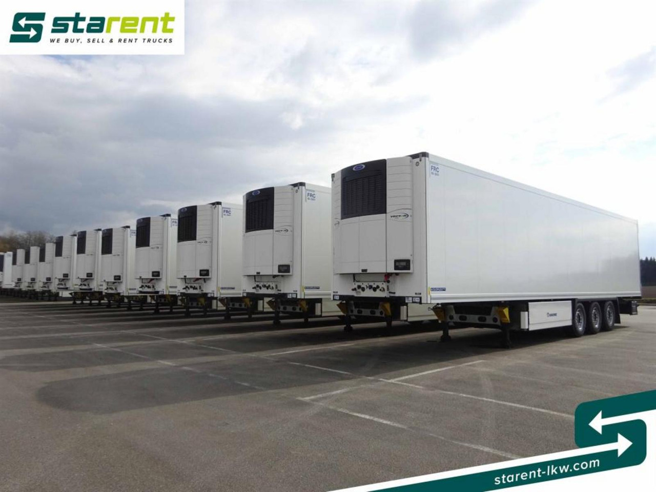 Krone Carrier Vector 1550 Blumenbreit Liftachse - نصف مقطورة مُبرِّدة: صورة 1 Krone Carrier Vector 1550 Blumenbreit Liftachse - نصف مقطورة مُبرِّدة: صورة 1