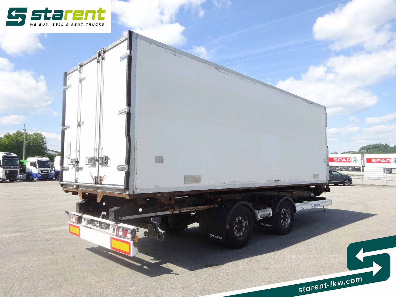 Krone Jumbotandemlafette, BDF Wechselrahmen - مقطورة فريزر: صورة 5 Krone Jumbotandemlafette, BDF Wechselrahmen - مقطورة فريزر: صورة 5