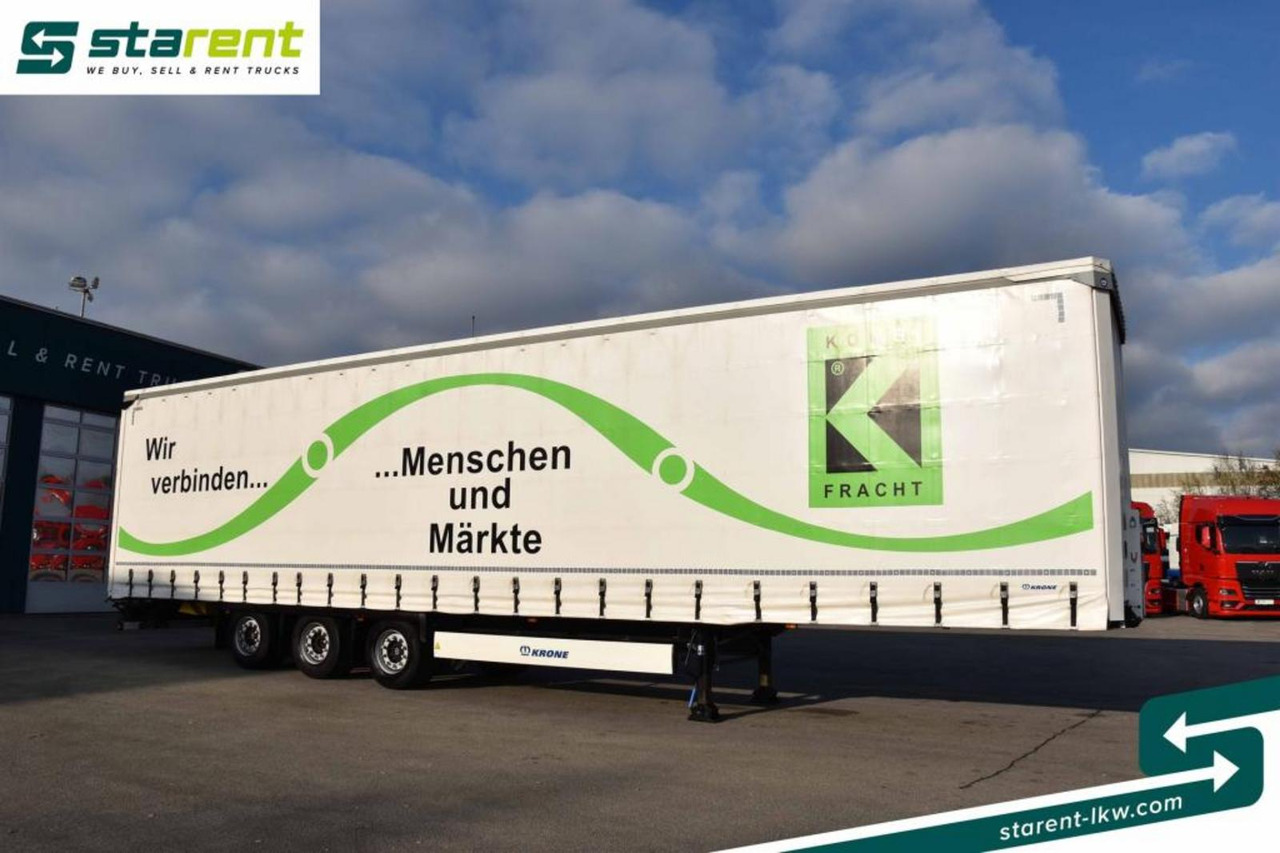Krone Megatrailer Hubdach Liftachse Palettenanschlagl. - نصف مقطورة ستارة: صورة 3 Krone Megatrailer Hubdach Liftachse Palettenanschlagl. - نصف مقطورة ستارة: صورة 3