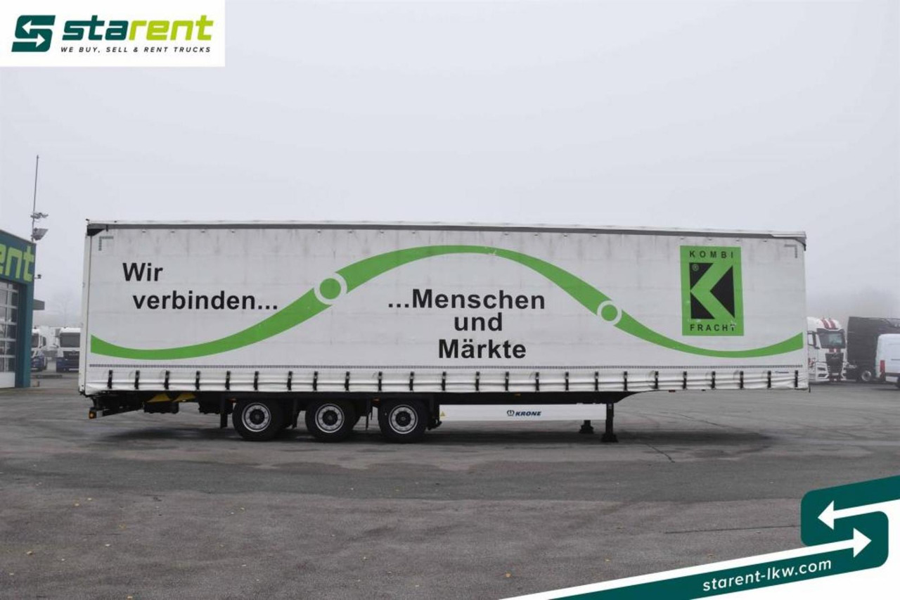 Krone Megatrailer Hubdach Liftachse Palettenanschlagl. - نصف مقطورة ستارة: صورة 4 Krone Megatrailer Hubdach Liftachse Palettenanschlagl. - نصف مقطورة ستارة: صورة 4