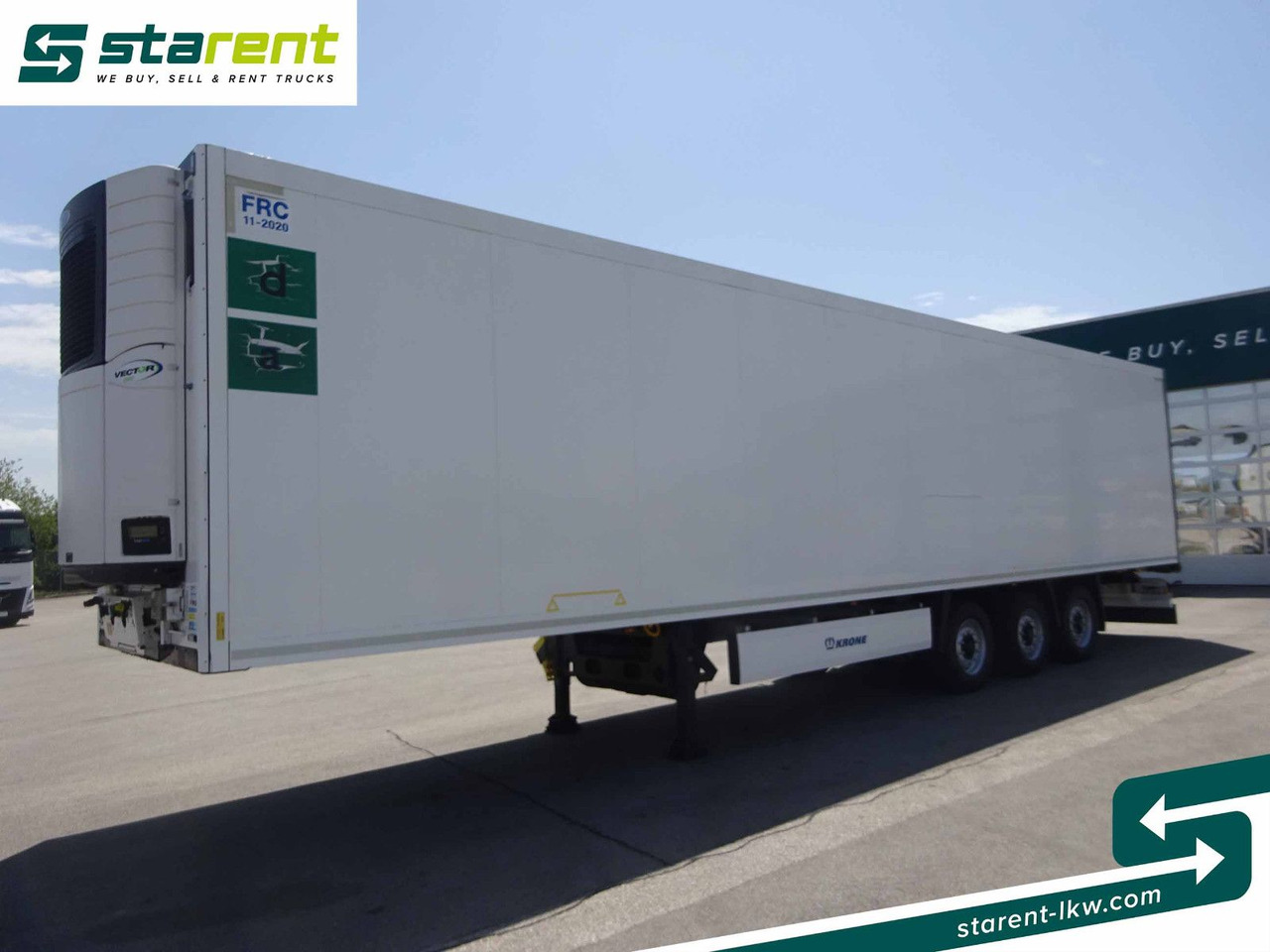 Krone Thermotrailer, Carrier Vector 1950, Doppelstock - نصف مقطورة مُبرِّدة: صورة 1 Krone Thermotrailer, Carrier Vector 1950, Doppelstock - نصف مقطورة مُبرِّدة: صورة 1