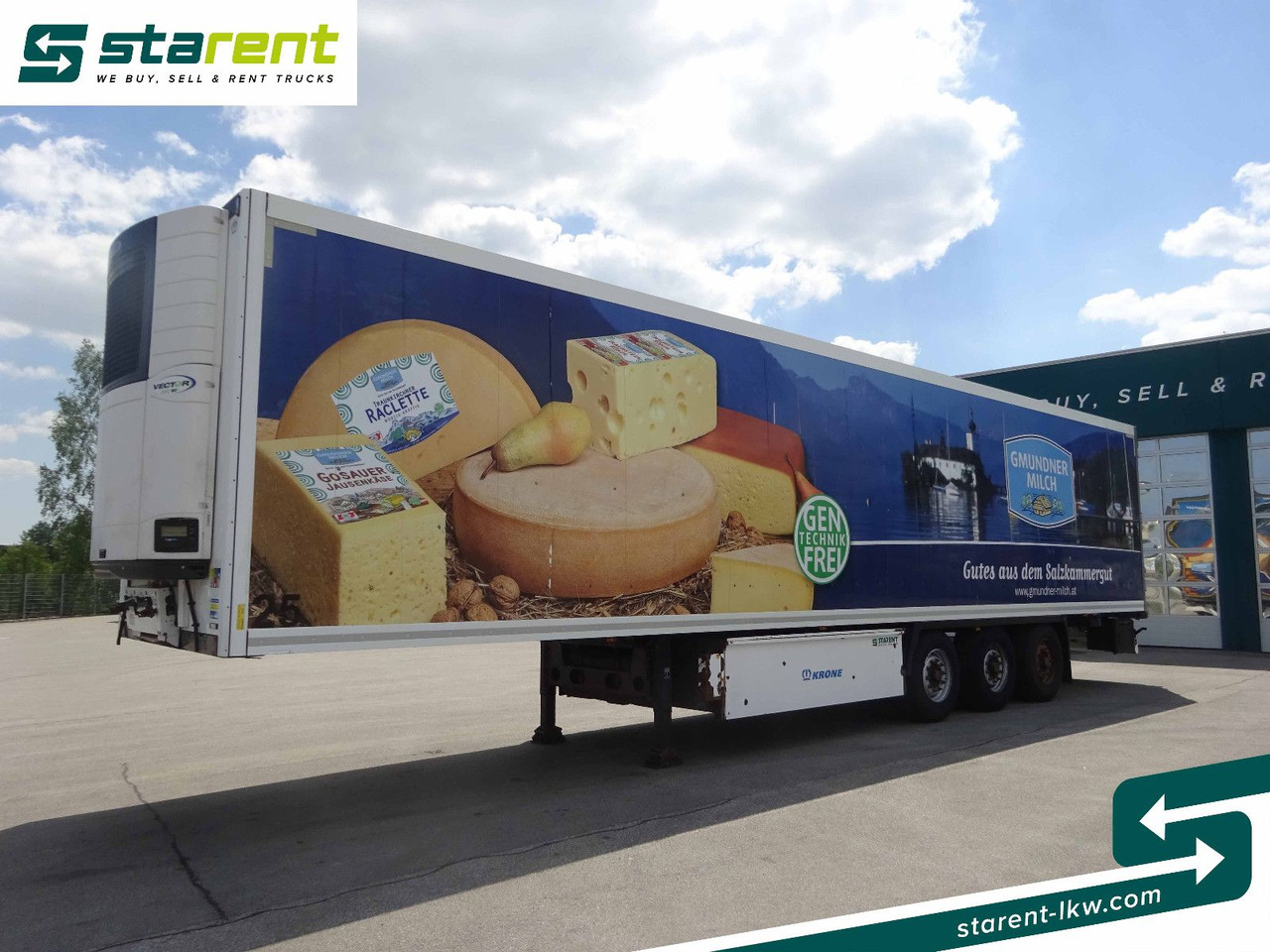 Krone Thermotrailer, Carrier Vector 1950 MT°, 3 Zonen - نصف مقطورة صندوق مغلق: صورة 1 Krone Thermotrailer, Carrier Vector 1950 MT°, 3 Zonen - نصف مقطورة صندوق مغلق: صورة 1